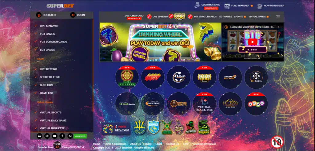 Overview of the Slot Games Available