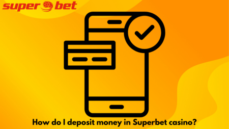 How do I deposit money in Superbet casino?