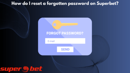 How do I reset a forgotten password on Superbet?