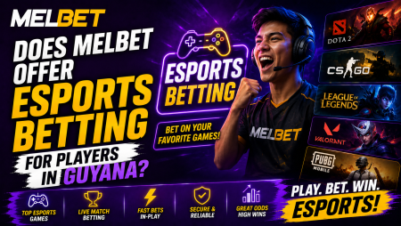Does Melbet offer eSports betting for players in Guyana?