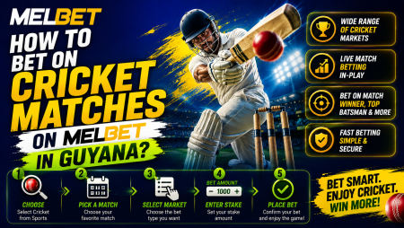 How to Bet on Cricket Matches on Melbet in Guyana?