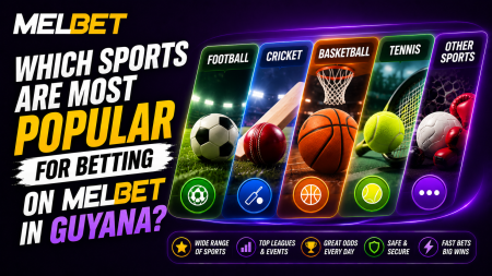 Which sports are most popular for betting on Melbet in Guyana?