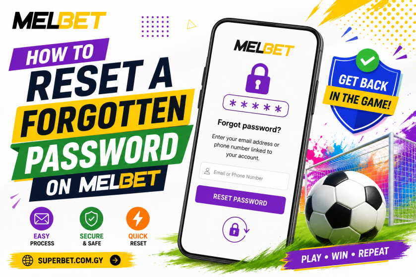 How can I reset a forgotten password on Melbet?